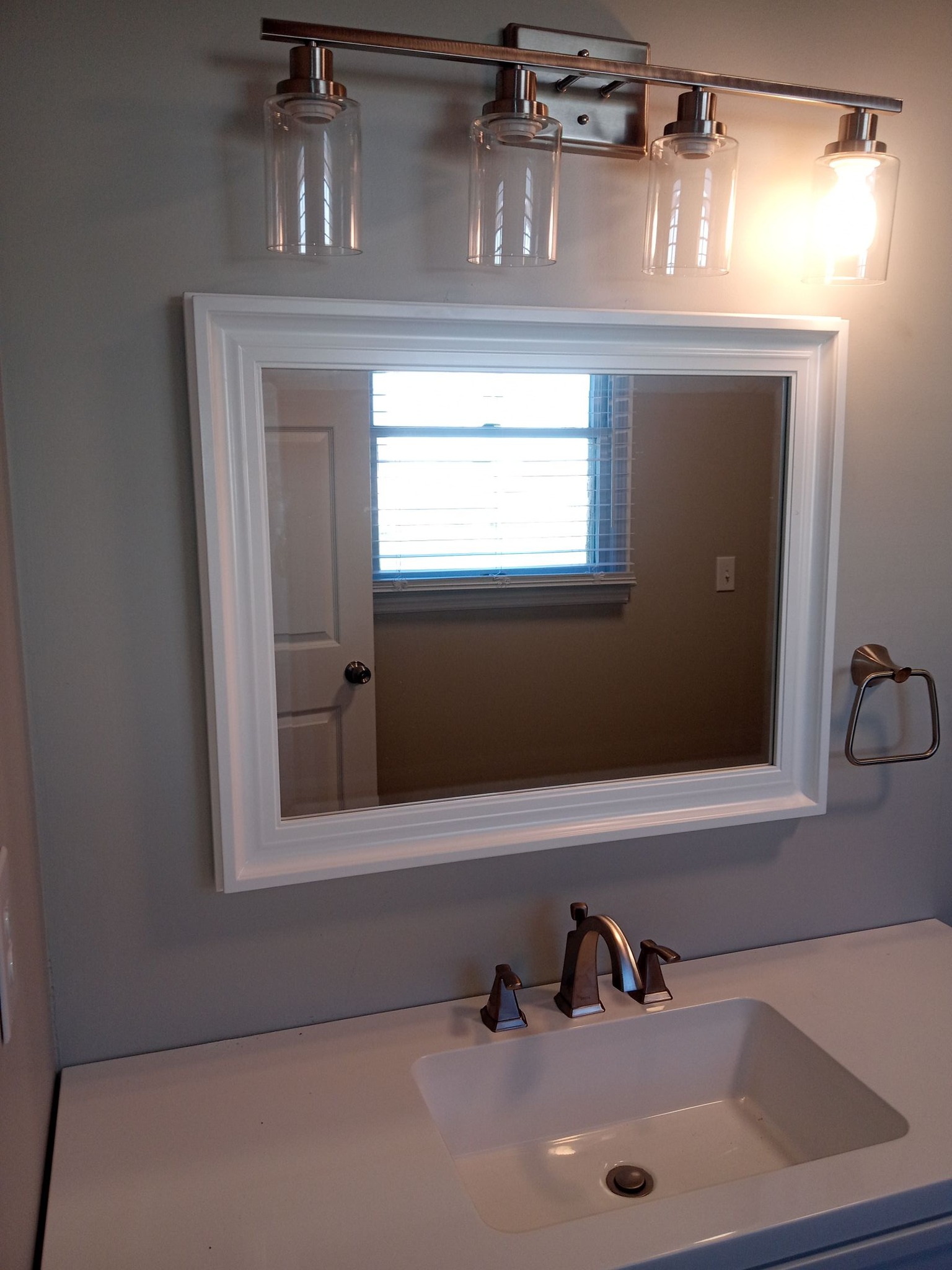 Bathroom vanity plumbing