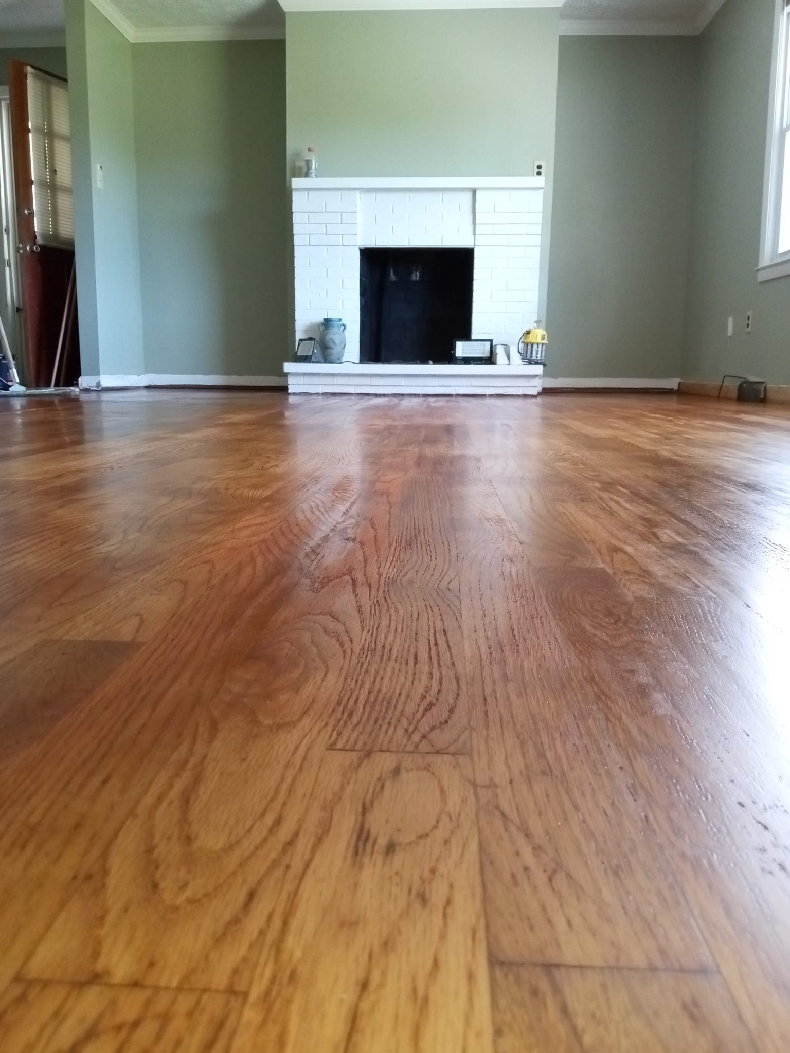 Hardwood flooring installation